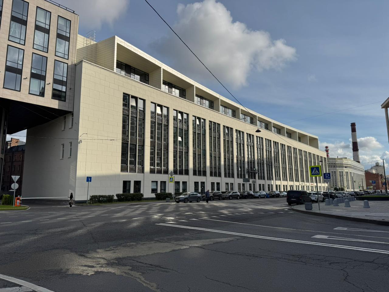 фасад дома, здание по адресу г Санкт-Петербург, ул Моисеенко, д 22 литера З